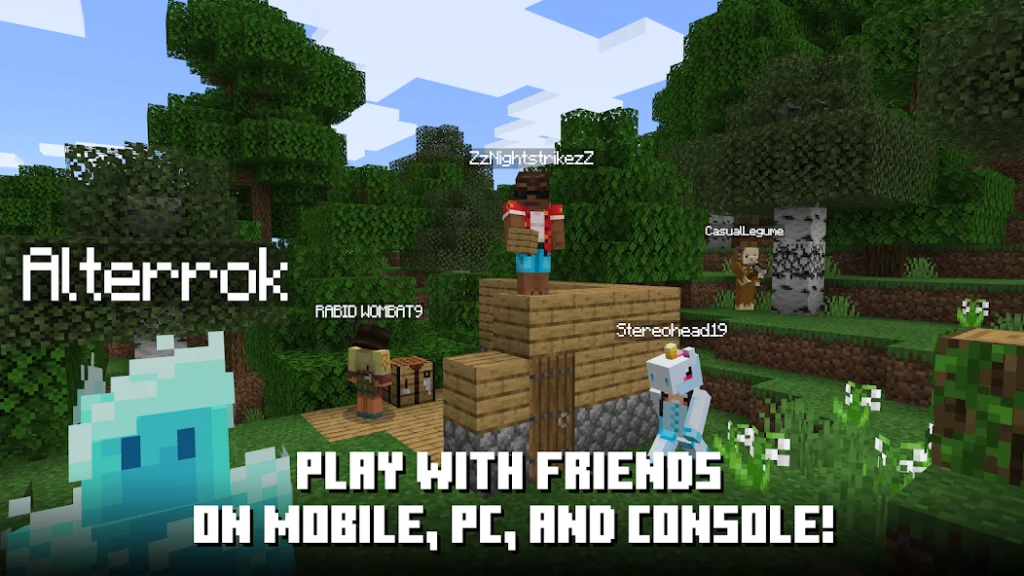 Minecraft Mod Apk play with friends